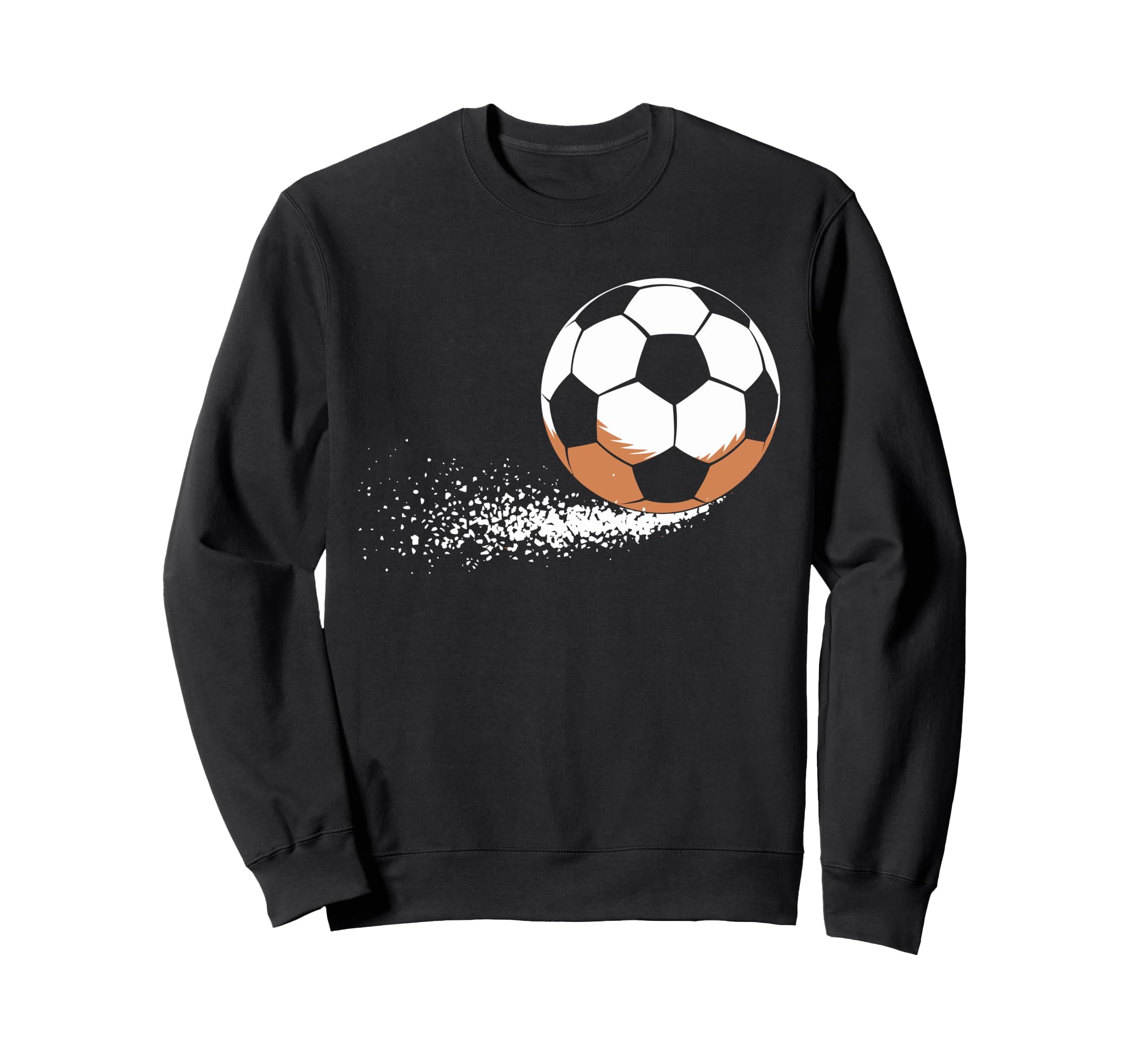 Soccer Silhouette Soccer Player Sweatshirt - Novelty Apparel Men Women