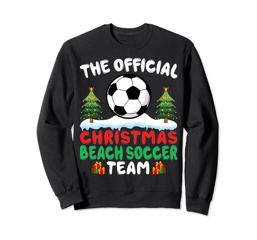 Beach Soccer Team Funny Beach Sweatshirt - Custom Art Print for Adults
