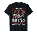 Football 73Rd Birthday Party Player T-Shirt - Minimalist Print Unisex