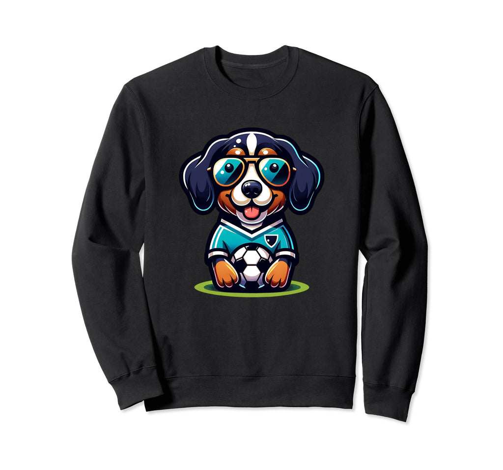 Bernese Mountain Dog Soccer Player Sweatshirt - Streetwear Style Unisex