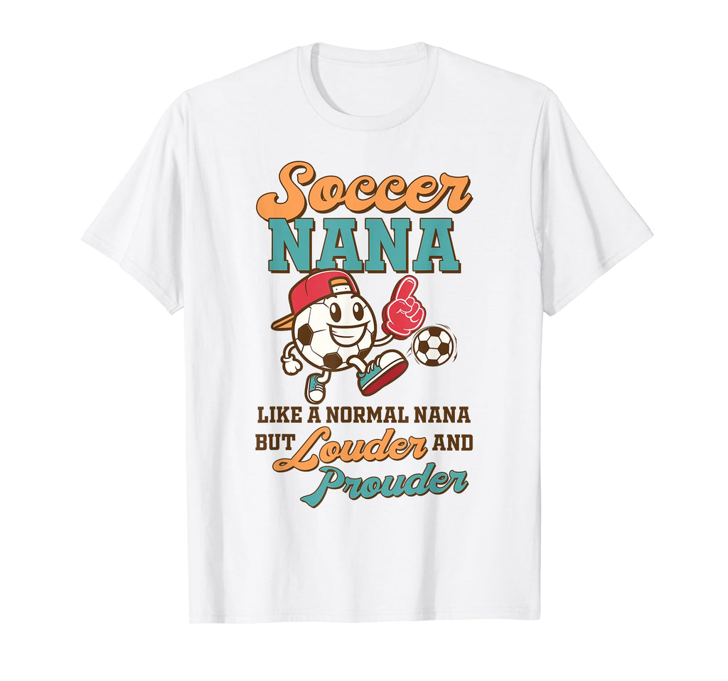 Soccer Grandma Game Day Soccer Nana T-Shirt - Unique Graphic for Adults