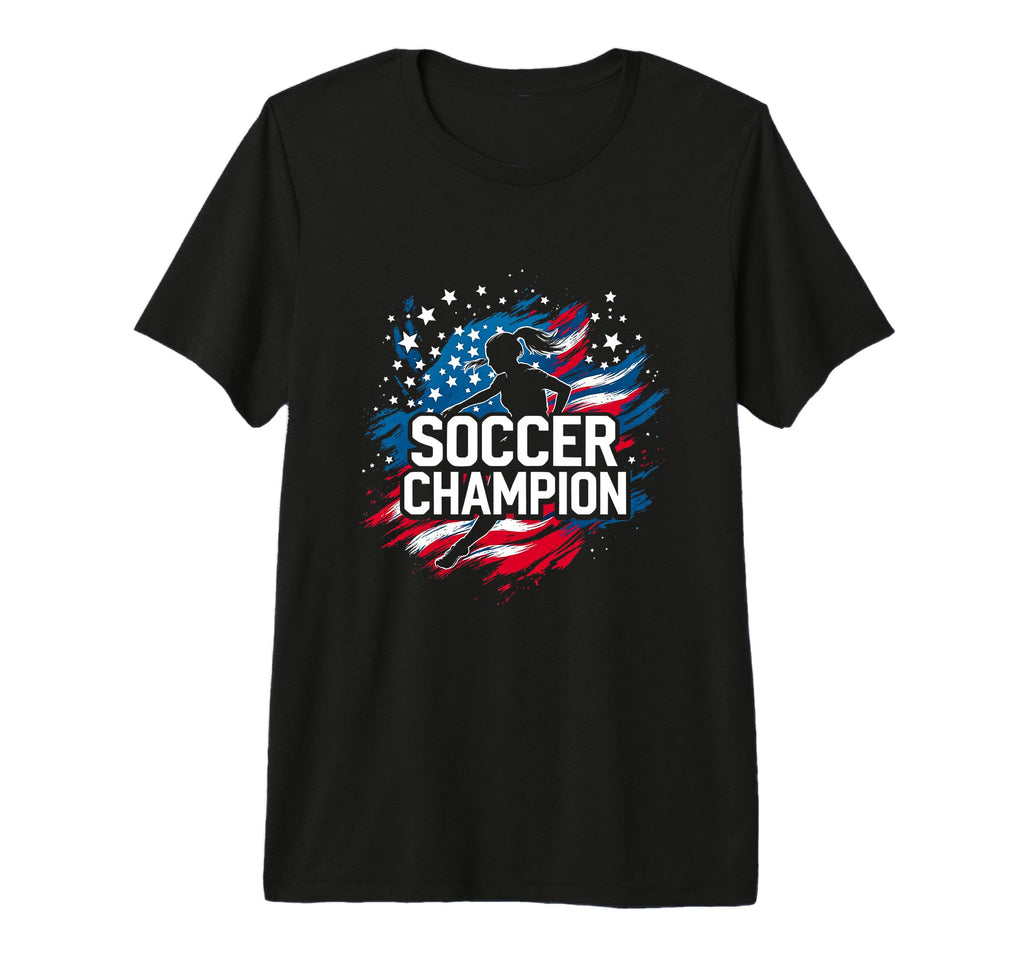 Soccer Champion Tri Blend T-Shirt - Novelty Apparel for Adults