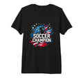 Soccer Champion Tri Blend T-Shirt - Novelty Apparel for Adults