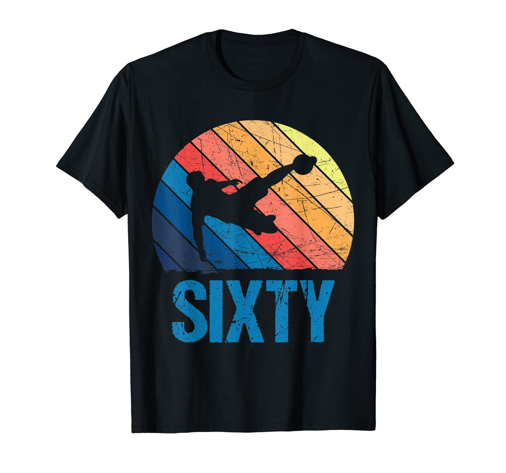 60Th Birthday Soccer 60 Years Old T-Shirt - Streetwear Style for Adults