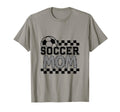 Soccer Mom Checker Checkered T-Shirt - Aesthetic Graphic for Adults
