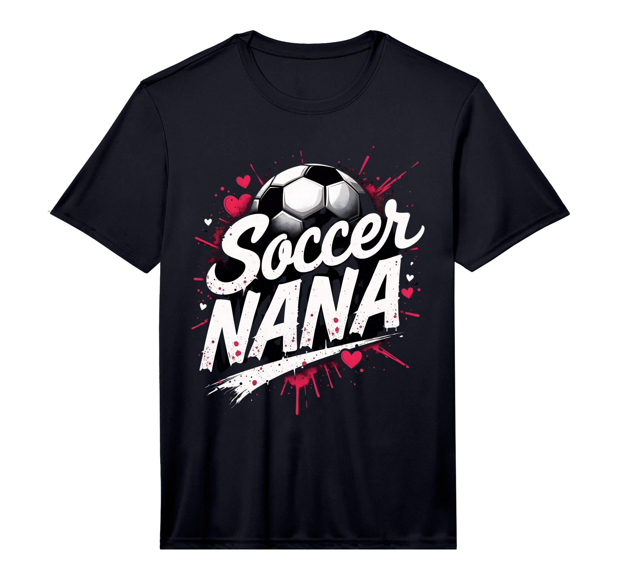 Proud Soccer Nana Funny Grandma Lover T-Shirt - Minimalist Print Men Women