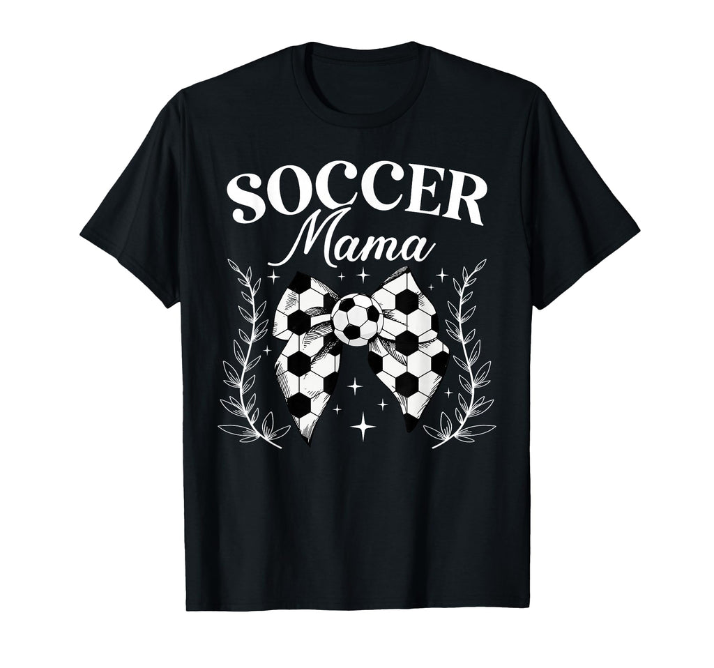 Soccer Mama Coquette Soccer Mom T-Shirt - Casual Everyday Wear Unisex