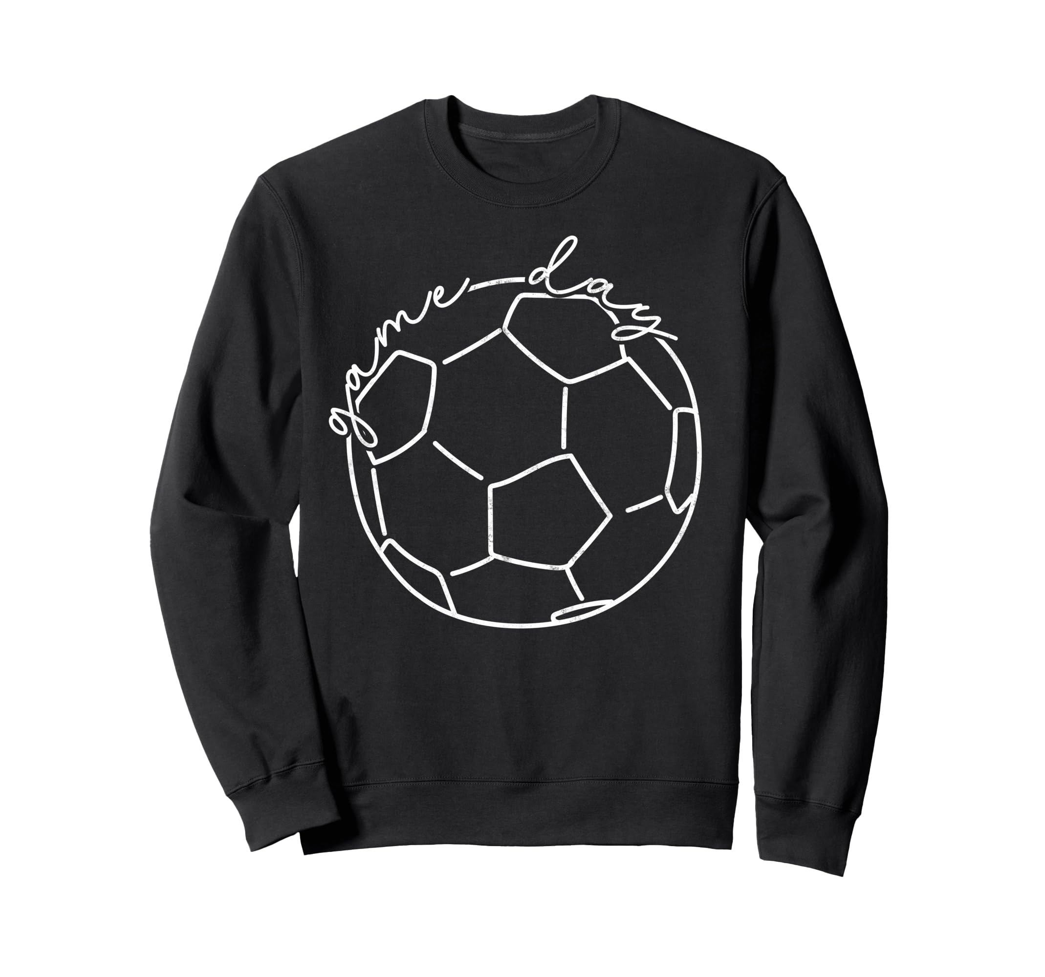Game Day Soccer Player Fan Footbal Sweatshirt - Trendy Graphic for Adults