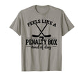 Feels Like Penalty Box Kind Day Funny T-Shirt - Graphic Print Unisex