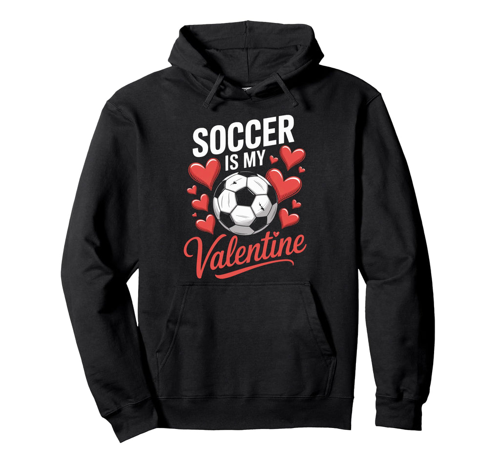 I Love Soccer More Than Anything Hoodie - Custom Art Print for Adults
