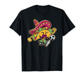 Funny Soccer And Taco Lover Football T-Shirt - Trendy Graphic for Adults