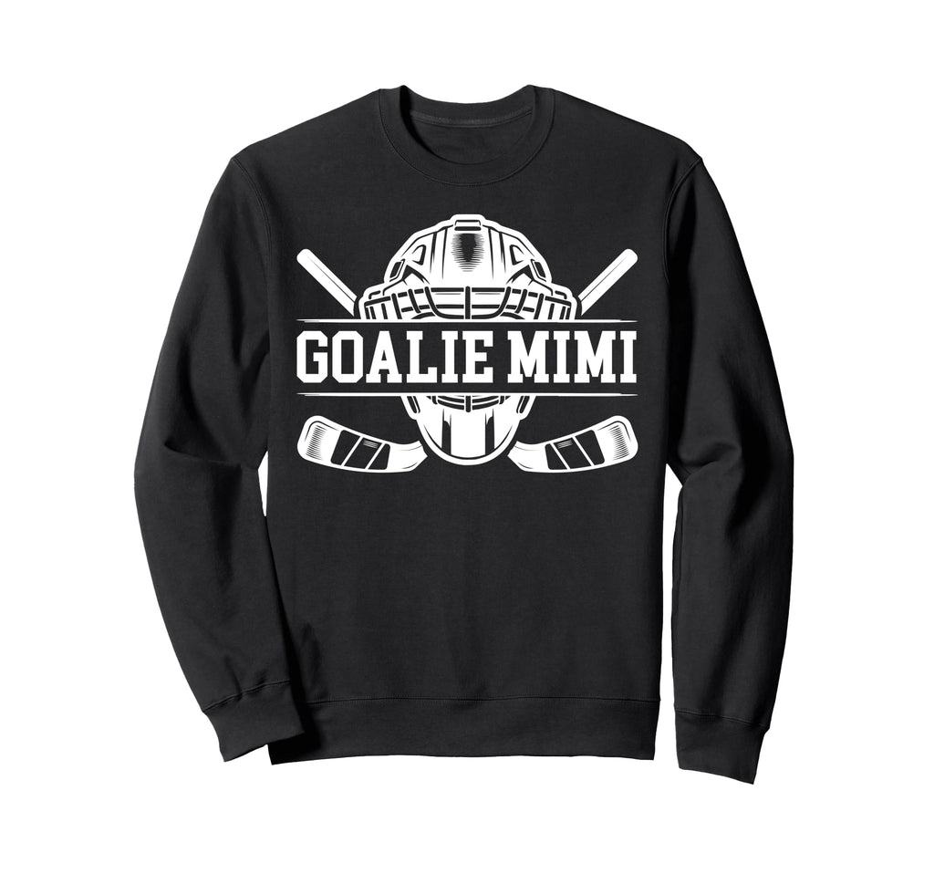 Ice Hockey Goalie Mimi Hockey Keeper Sweatshirt - Custom Art Print Unisex