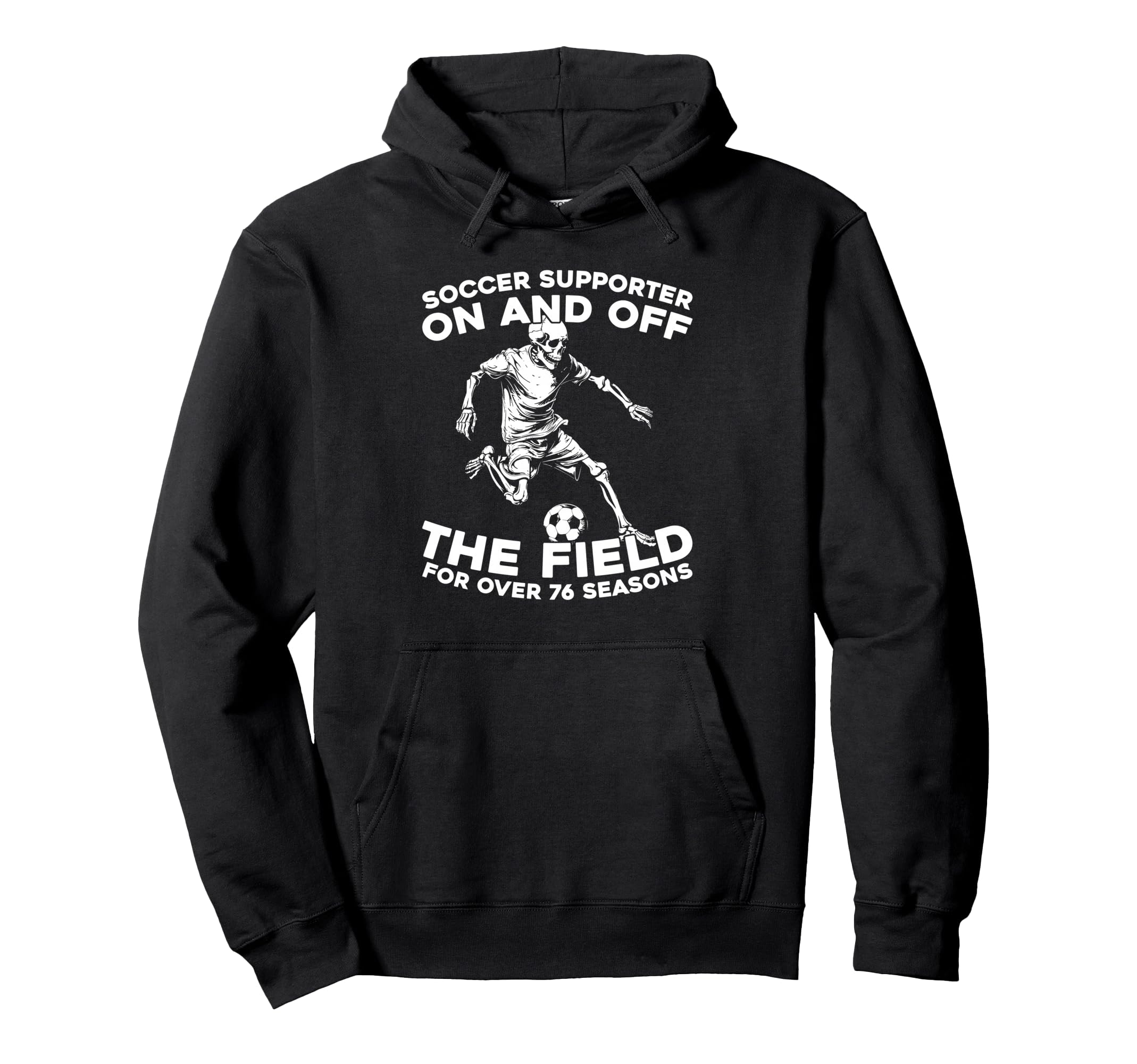 76 Years Old Sports Team Player Hoodie - Custom Art Print for Adults