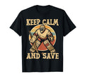 Ice Hockey Goalie Goalkeeper Keep T-Shirt - Casual Everyday Wear Unisex