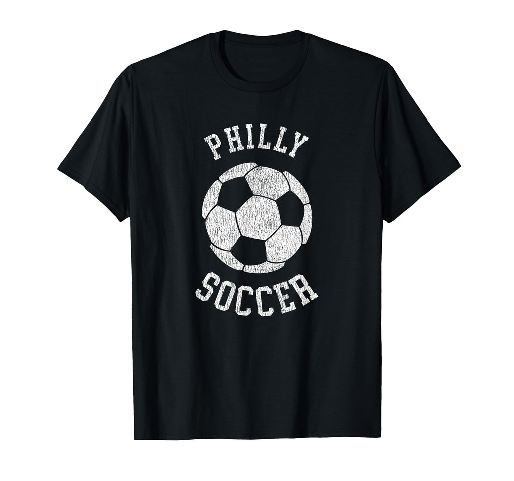 Philly Soccer Distressed 90S T-Shirt - Graphic Print Men Women