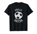 Philly Soccer Distressed 90S T-Shirt - Graphic Print Men Women