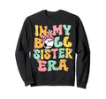 My Ball Sister Era Groovy Baseball Sweatshirt - Custom Art Print Unisex