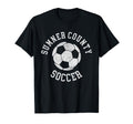 Sumner County Soccer Distressed 90S T-Shirt - Minimalist Print Men Women