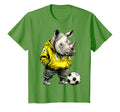 Rhino Football Soccer Rhino T-Shirt - Minimalist Print Unisex
