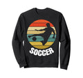 Footballer Soccer Ball Sports Sweatshirt - Aesthetic Graphic for Adults
