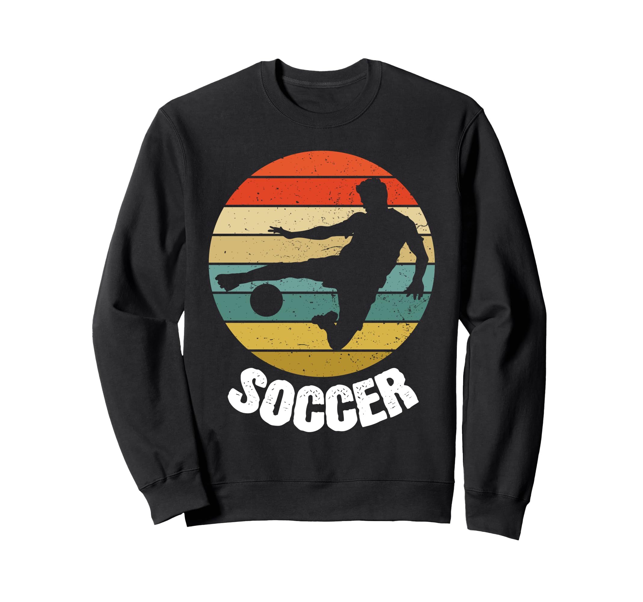 Footballer Soccer Ball Sports Sweatshirt - Aesthetic Graphic for Adults