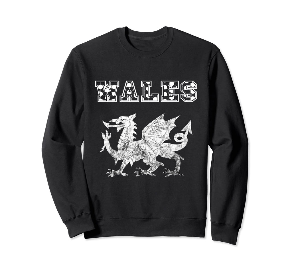 Welsh Soccer Team Wales Welsh Sweatshirt - Novelty Apparel Men Women