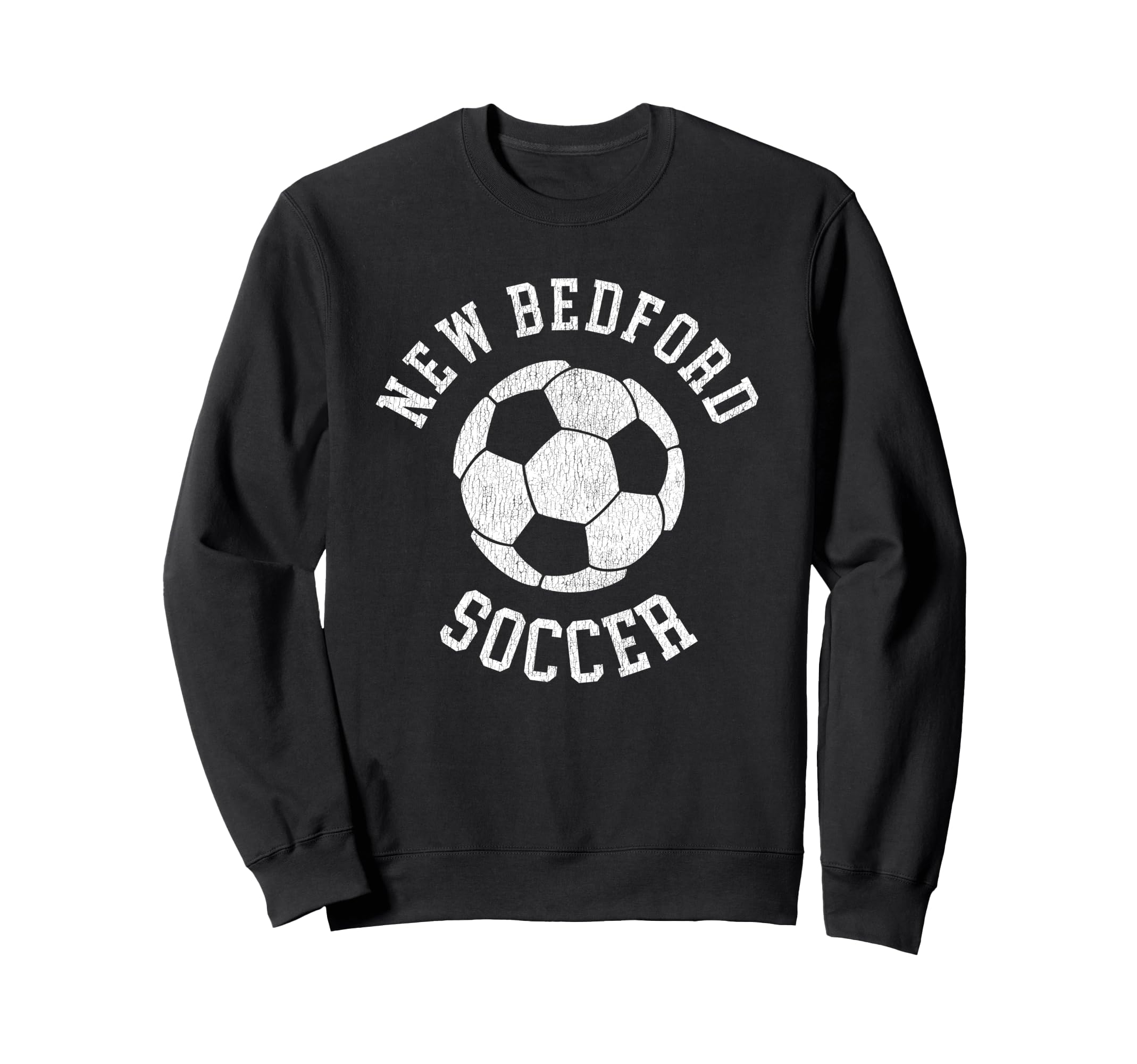 New Bedford Soccer Distressed 90S Sweatshirt - Trendy Graphic Men Women