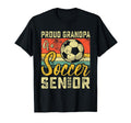 Proud Grandpa Soccer Senior 2025 T-Shirt - Minimalist Print Unisex