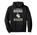 Funny Referee Art Soccer Football Referee Hoodie - Custom Art Print Unisex