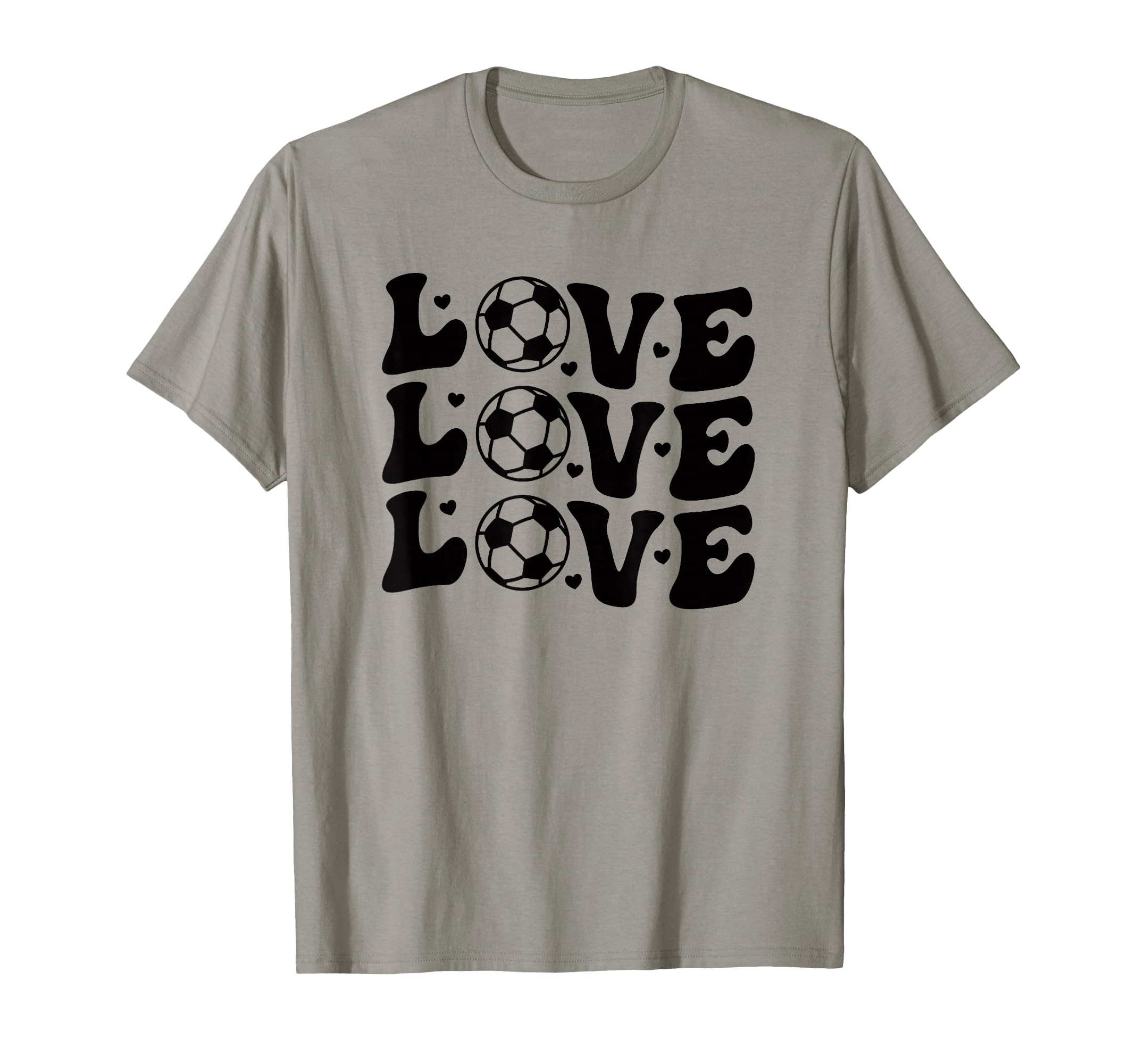 Valentines Day Soccer Love Hearts Sports T-Shirt - Unique Graphic Unisex