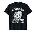 Birthday Player Sports Team Soccer Born T-Shirt - Minimalist Print Unisex