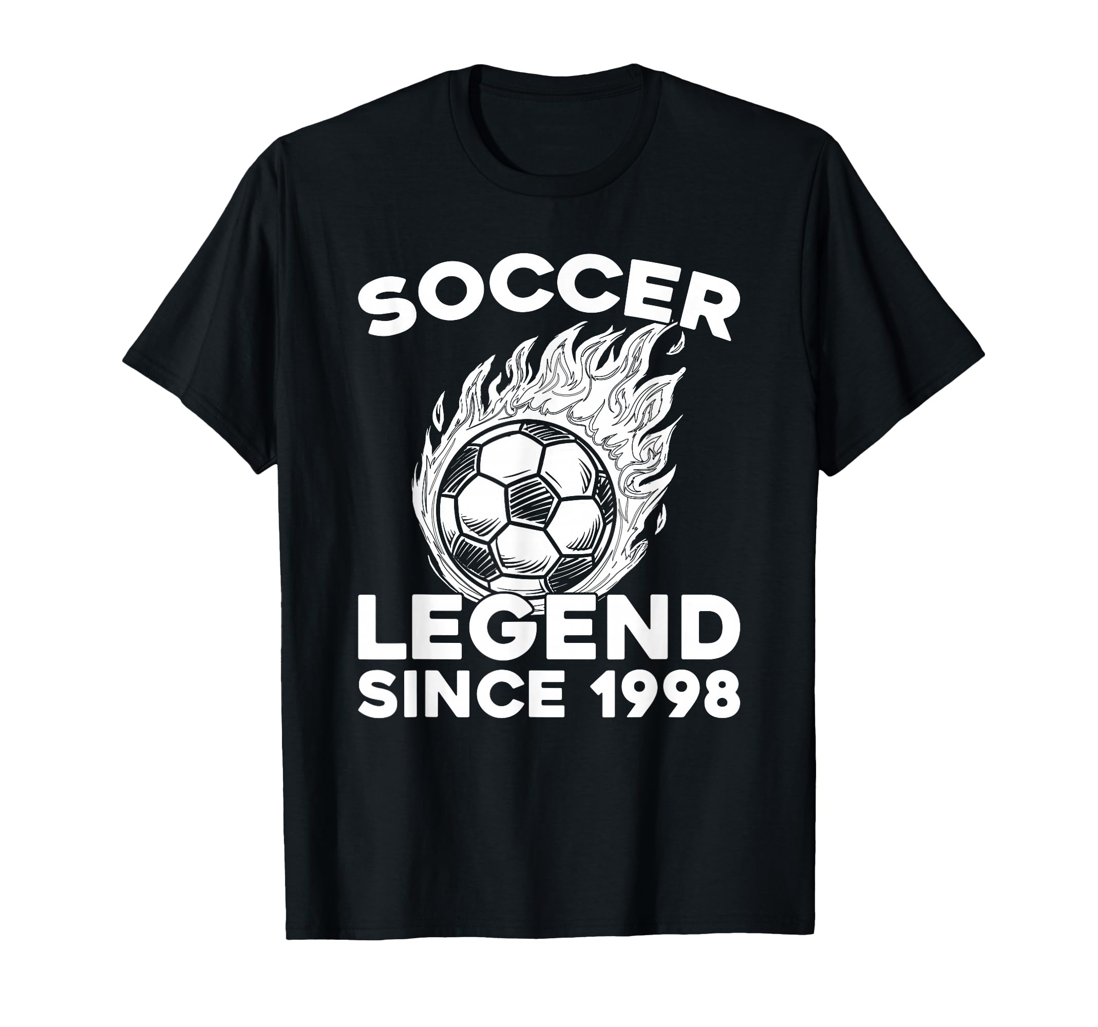 Birthday Player Sports Team Soccer Born T-Shirt - Minimalist Print Unisex