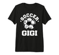 Soccer Gigi Soccer Ball Distressed Funny T-Shirt - Minimalist Print Unisex