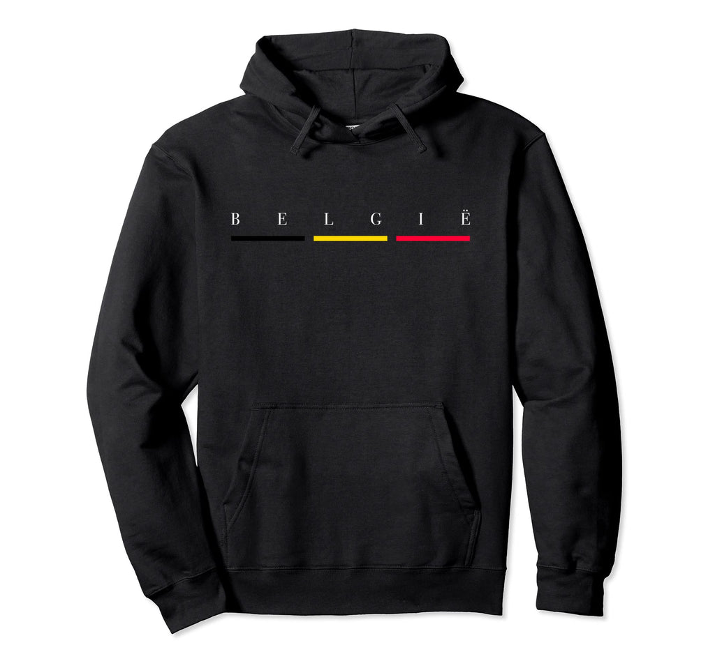 Belgium Flag Belgian Pride Soccer Hoodie - Casual Everyday Wear Men Women