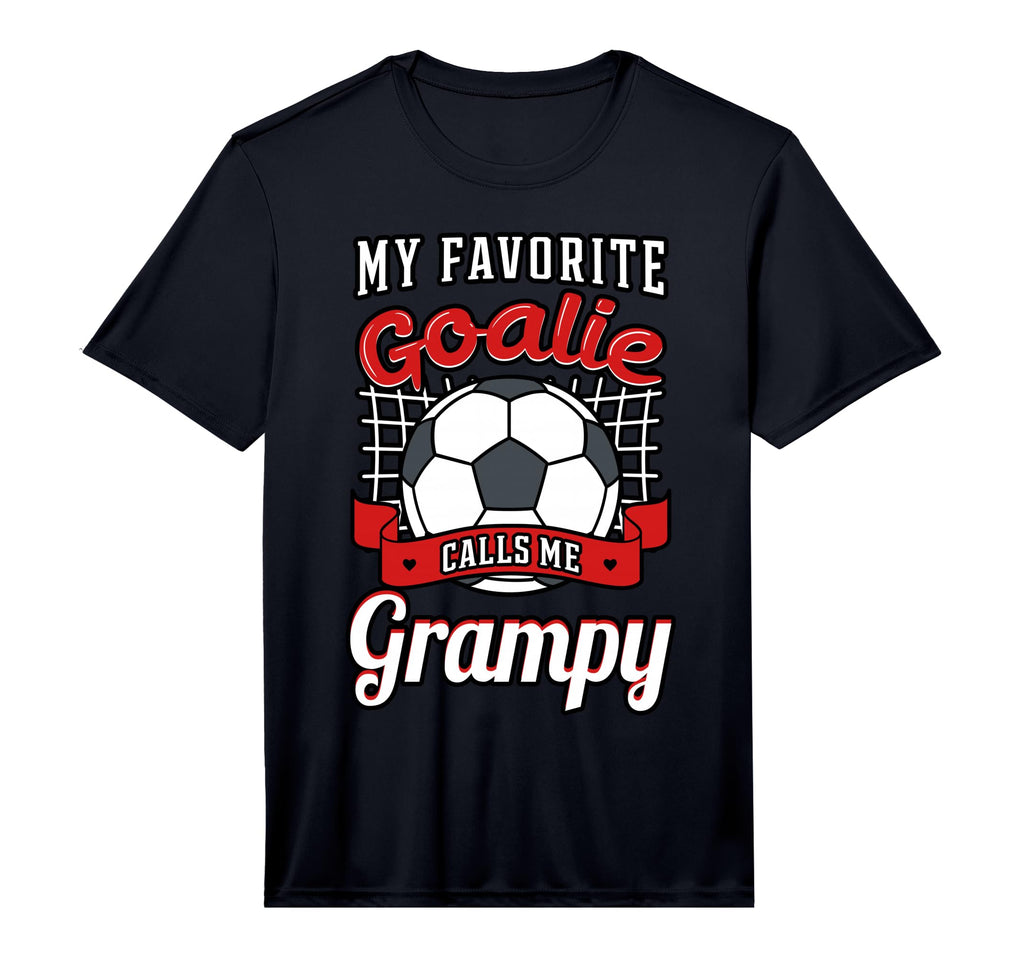 My Favorite Goalie Calls Me Grampy T-Shirt - Unique Graphic for Adults