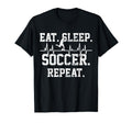 Soccer Football Player Heartbeat Gift T-Shirt - Trendy Graphic Unisex