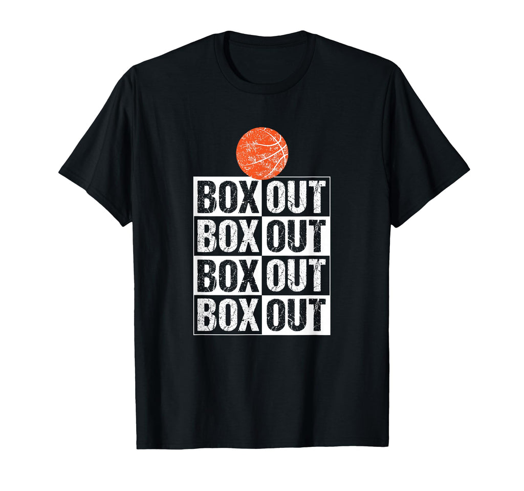 Funny Basketball Coach Gift Box Out T-Shirt - Novelty Apparel Men Women