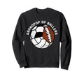 Grandpop Ballers Funny Volleyball Sweatshirt - Novelty Apparel for Adults