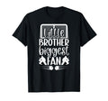 Little Brother Hockey Goalie Brother T-Shirt - Custom Art Print for Adults
