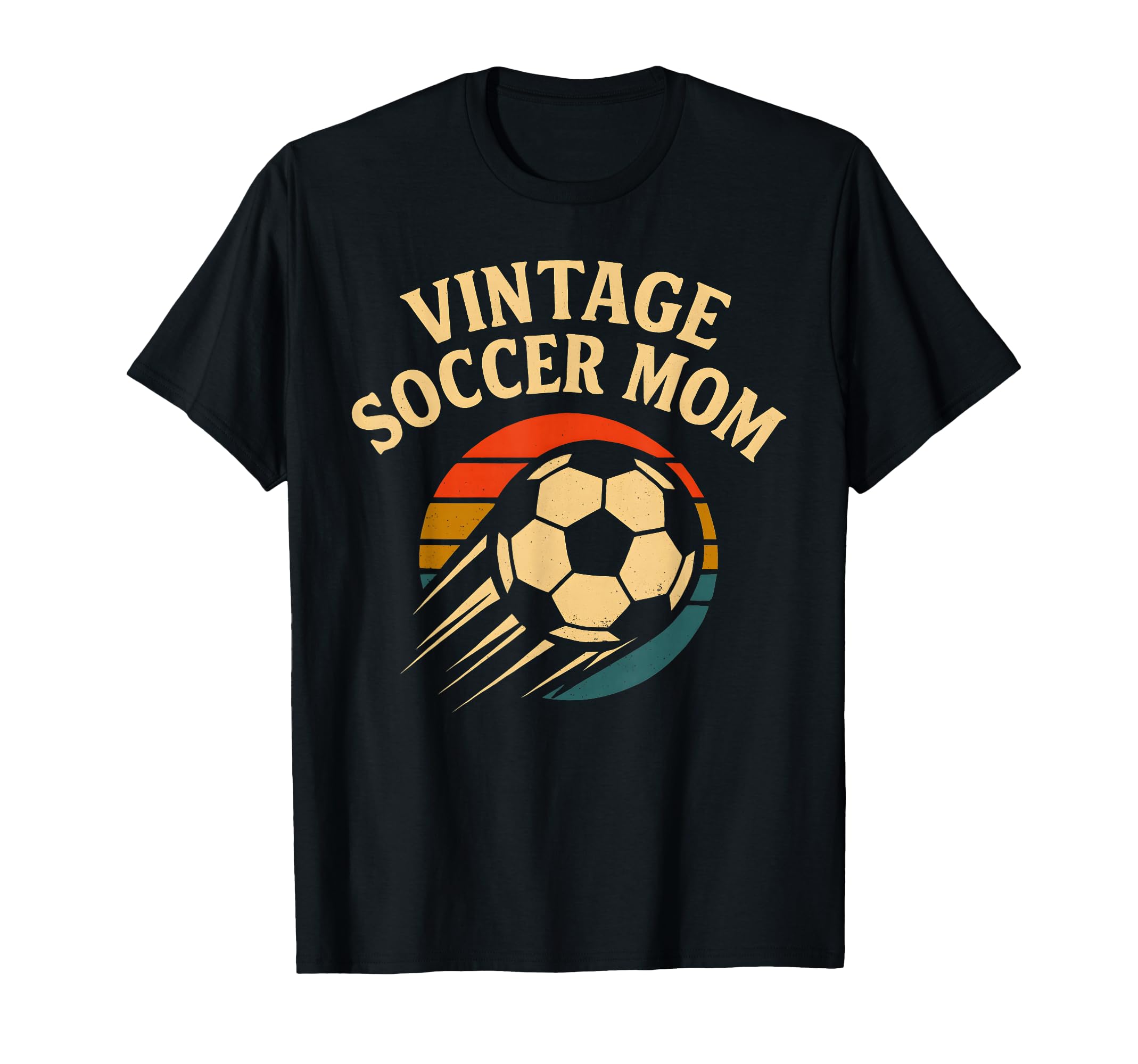 Soccer Mom Distressed Ball T-Shirt - Casual Everyday Wear for Adults