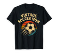 Soccer Mom Distressed Ball T-Shirt - Aesthetic Graphic for Adults