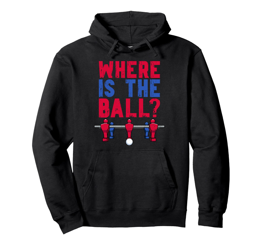 Funny Foosball Table Soccer Hoodie - Fun Novelty Design for Adults