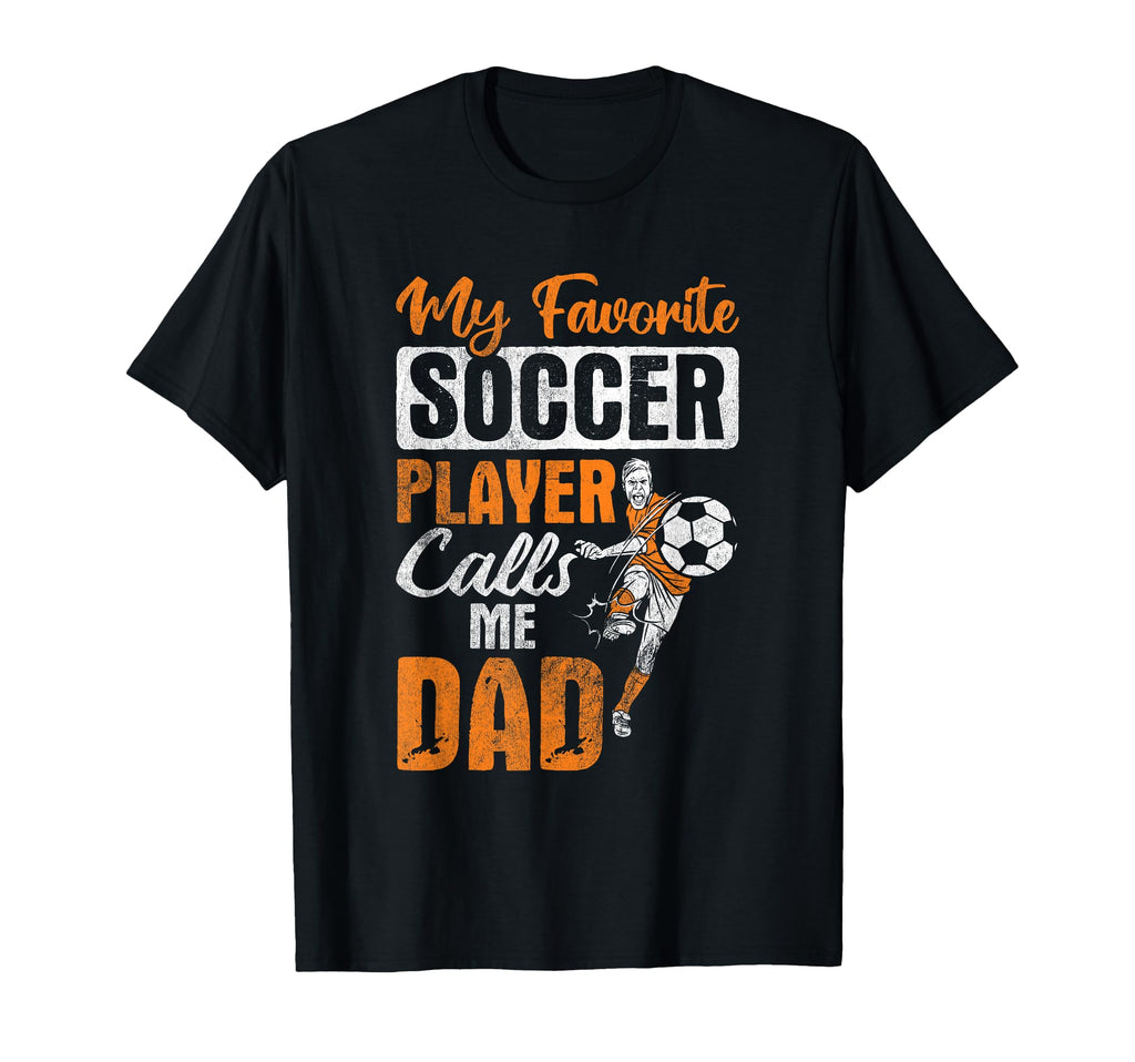 Favorite Player Calls Dad Sports T-Shirt - Minimalist Print Men Women