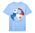Panama Soccer Ball Flag Panama T-Shirt - Aesthetic Graphic Men Women