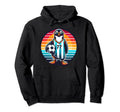 Funny Penguin Soccer Champion Bird Hoodie - Custom Art Print Men Women