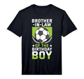 Brother Law Birthday Soccer Player T-Shirt - Minimalist Print Men Women