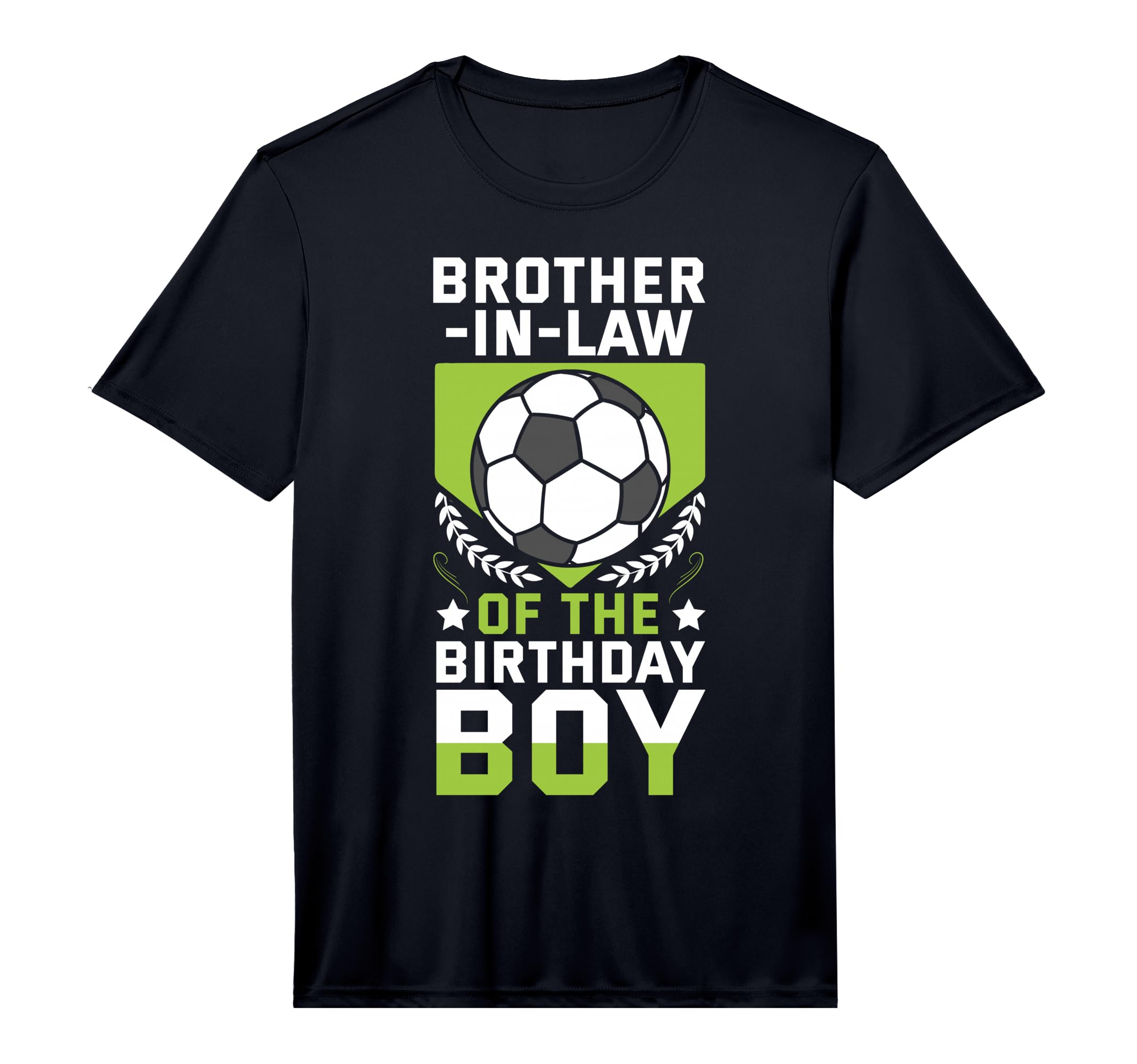 Brother Law Birthday Soccer Player T-Shirt - Minimalist Print Men Women