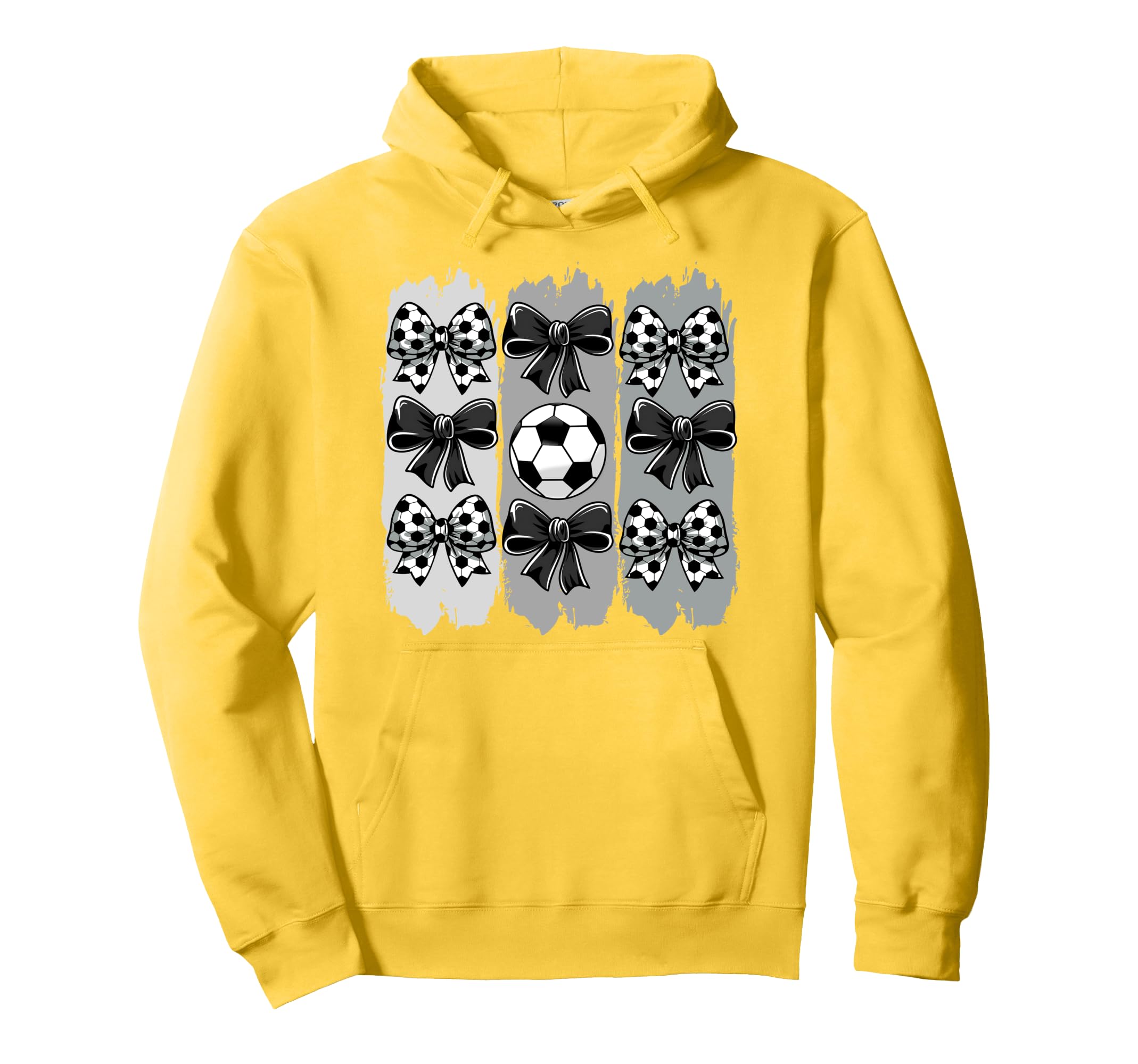 Soccer Coquette Bow Soccer Ball Soccer Hoodie - Trendy Graphic Men Women