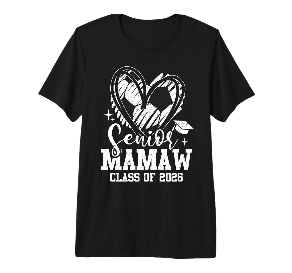 Senior Mamaw Class 2026 Soccer T-Shirt - Custom Art Print Unisex