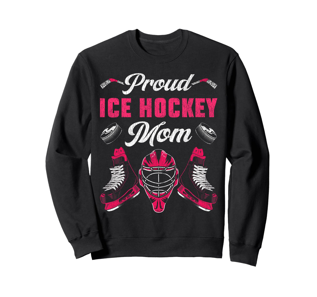 Ice Hockey Goalie Mom Mother Goalkeeper Sweatshirt - Trendy Graphic Unisex